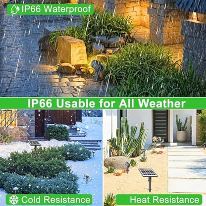 CLY 4-in-1 Solar Spot Lights Outdoor