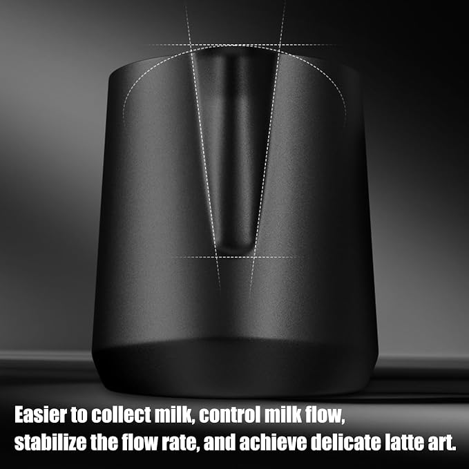 Handleless Milk Frothing Pitcher Stainless Steel Steamer Cup
