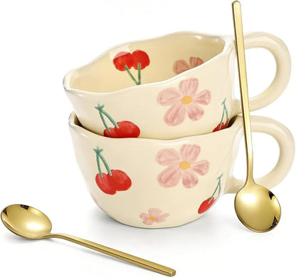 Yopay 2 Pack Ceramic Coffee Mug