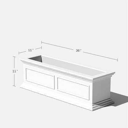 Veradek Brixton Window Box Plastic Planter