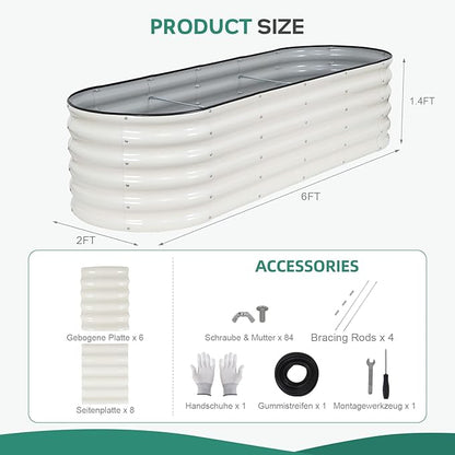 Galvanized Raised Garden Bed