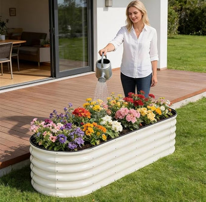 Galvanized Raised Garden Bed