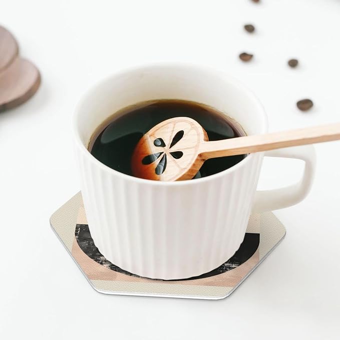 Minimal Abstract Shapes Print Coasters