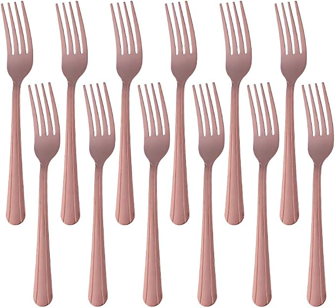 12 Pieces Dinner Fork, Stainless Steel Silverware Forks, 7.1 Inches Metal Fork