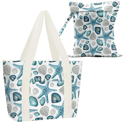 Beach Bags Wet Bag for Swimsuit Tote Bag for Friends Travel Gifts, Aloha Bags Waterproof Vacation Essential