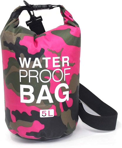 Waterproof Dry Bag 2L/5L/10L/15L/20L/30L, Roll Top Sack Keeps Gear Dry for Kayaking, Rafting, Boating, Swimming, Camping, Hiking, Beach, Fishing with Free Waterproof Phone Case