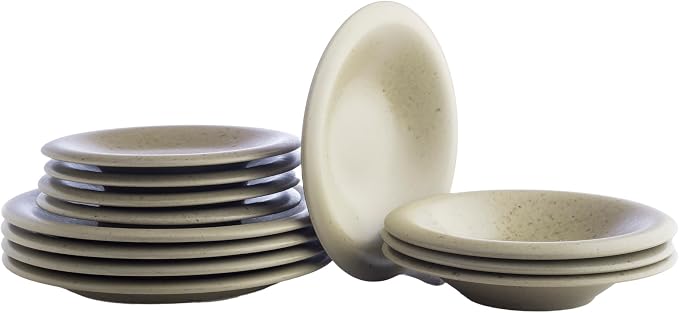 Porto by Stone Lain Aro 12-Piece Premium Kitchen & Dining Dinnerware Set