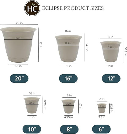 The HC Companies Eclipse Round Planter