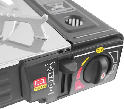 13.39 In Butane Camping Stove, Camping Stove With Portable Case, Portable Camping Stove, For Camping Trips, Gatherings, Or Other Outdoor Cooking