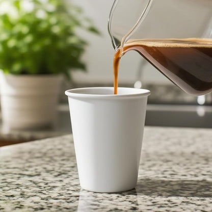 Coffee Cups, Disposable Cups for Hot and Cold, Disposable Coffee Cups for