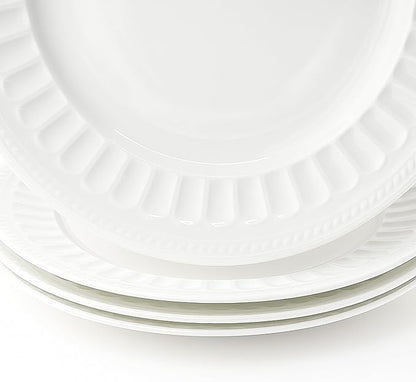 kanthea Bone China Dinner Plates, 10.5'' Ceramic Plates