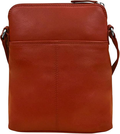 ili New York Genuine Leather Crossbody Bags for Women - Premium RFID Blocking Shoulder Bag Organizer with Adjustable Strap