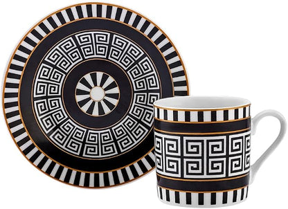 KARACA Helenistic Turkish Small Coffee Cups Set