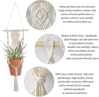 Artilady Boho Macrame Plant Hangers