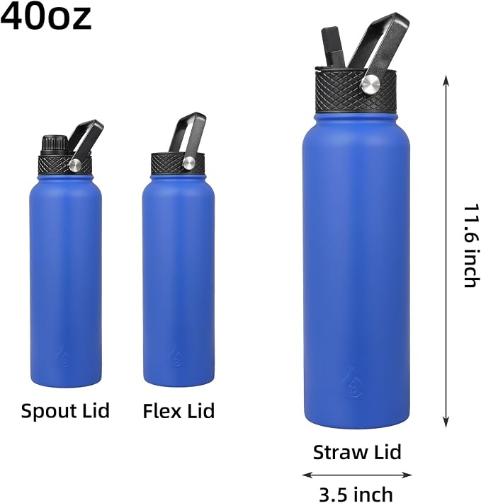BJPKPK 40oz Insulated Water Bottle