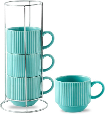 Hasense 15 oz Coffee Mug Set of 4