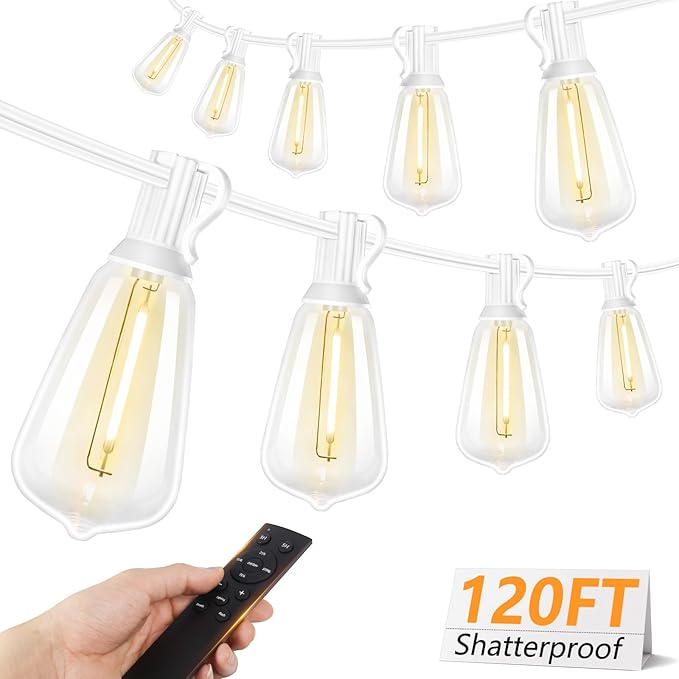 Brightever 120FT LED Outdoor String Lights