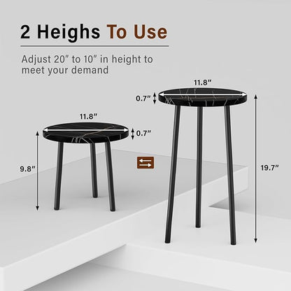 Plant Stand Indoor 2 Pack: Tall Plant Stand 20 Inch Convertible Multi-purpose