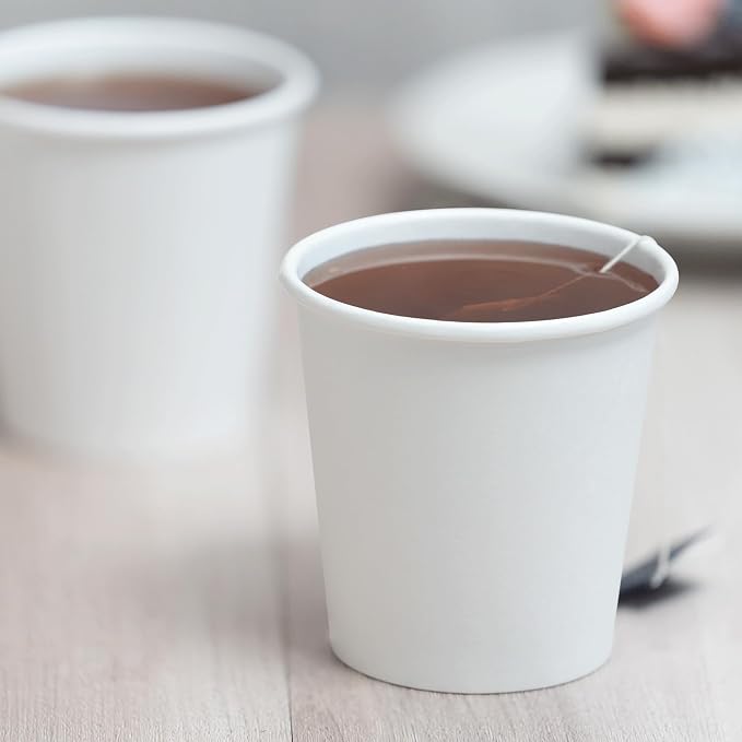 Karat 10 oz Paper Coffee Cup White Disposable Cup