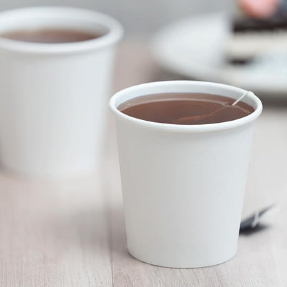 Karat 10 oz Paper Coffee Cup White Disposable Cup