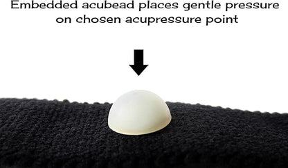 AcuBalance Motion Sickness Bracelets – Comfortable Waterproof Acupressure Band for Natural Nausea Relief, Ideal for Travel (Pair), Pink (Small 6")