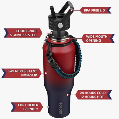 BJPKPK 35oz Insulated Water Bottle
