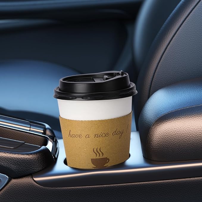 BYSNOW 500 pack 12 oz Bulk Disposable Coffee Cups