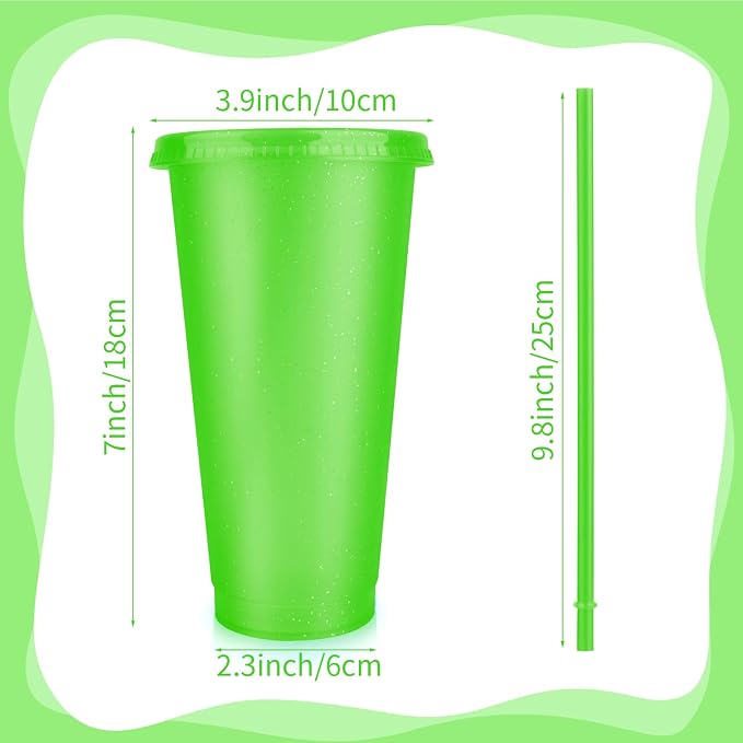 Hxezoc 16-Piece Reusable Cups