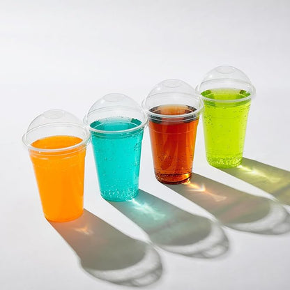 100 PACK 16 oz Clear Plastic Cups