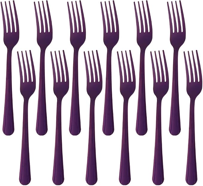 12 Pieces Dinner Fork, Stainless Steel Silverware Forks, 7.1 Inches Metal Fork