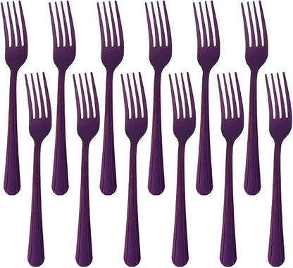 12 Pieces Dinner Fork, Stainless Steel Silverware Forks, 7.1 Inches Metal Fork