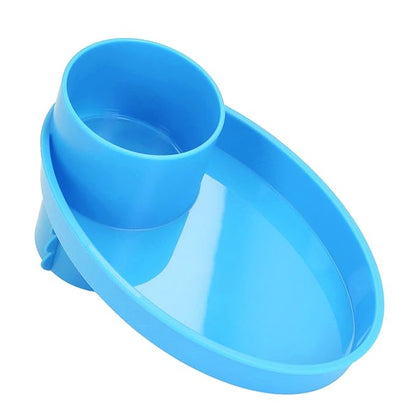 Snack Tray for Kids Car Seat with Secure and Sturdy Design, Versatile Usage, Compact and Portable Design, Easily Attachable, Cup Holder (Blue)