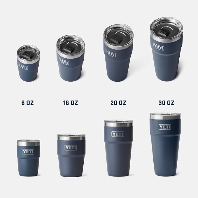 YETI Rambler 20 oz Stackable Tumbler, Stainless Steel, Vacuum Insulated