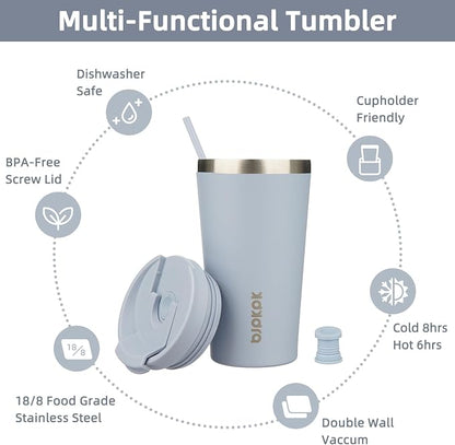 BJPKPK 18 oz Coffee Tumbler