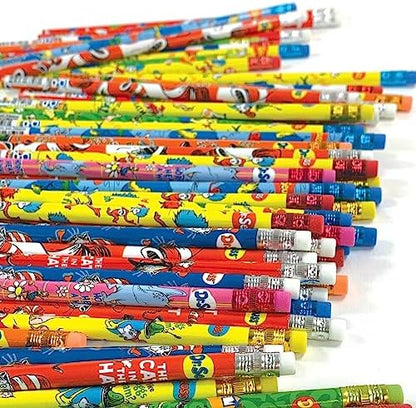 Raymond Geddes Dr Seuss Number 2 Pencils For Kids 72 Count (Pack of 1)