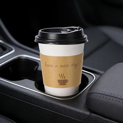 BYSNOW 500 pack 16 oz Bulk Disposable Paper Coffee Cups