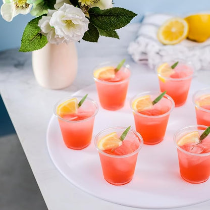 Karat Small Plastic Cups, Disposable Bathroom Mouthwash Cups | Clear
