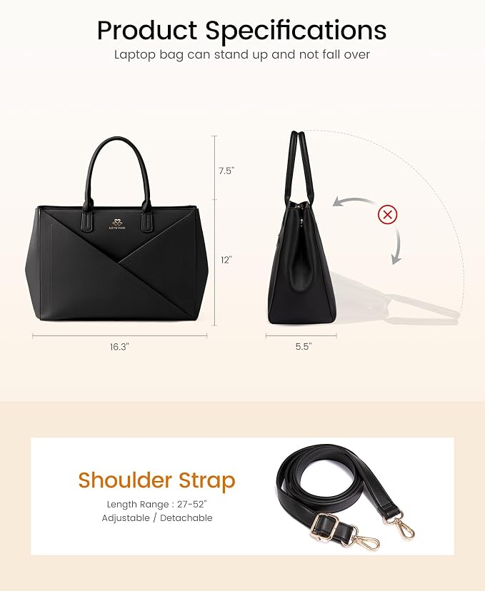 LOVEVOOK Laptop Work Tote Bag for Women