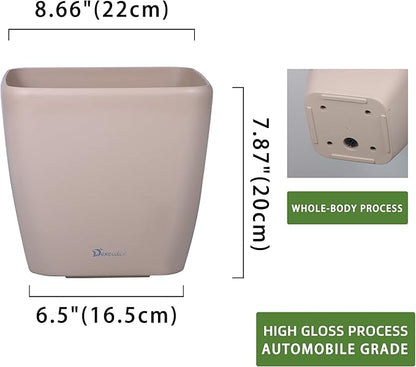 Dexceder 9x8 Self Watering Planter Indoor Outdoor, Inner Mat Design, Thickened