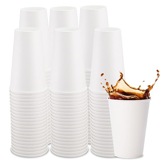 Freshware Coffee Cups 16 oz Disposable Paper Cups