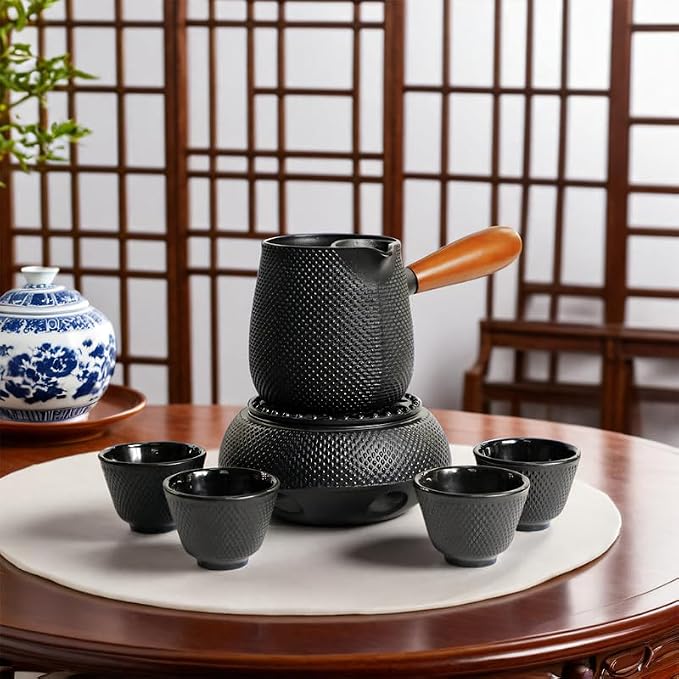 Japanese Cast Iron Tea Cups, Small and Heavy Teacups