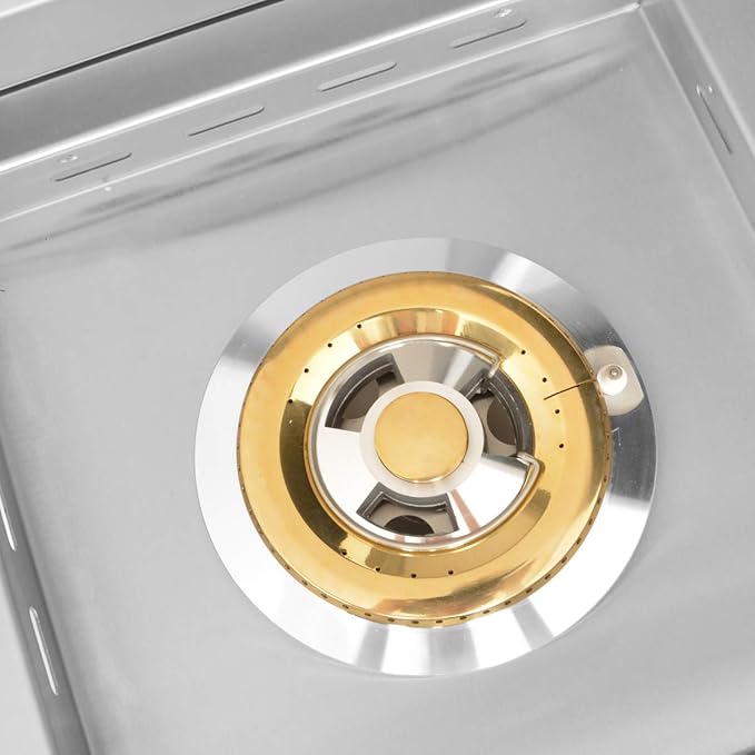 Stanbroil Built-in Stainless Steel Side Burner for Outdoor Kitchen - Liquid Propane Only