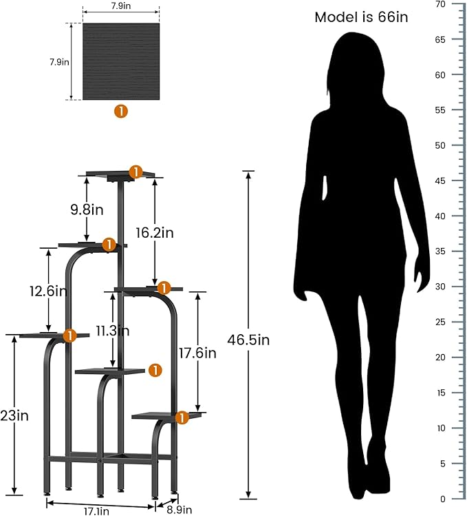 6 Tier Plant Stand Indoor, Plant Shelf