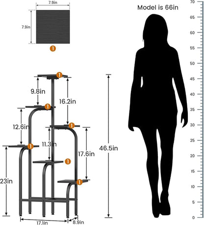 6 Tier Plant Stand Indoor, Plant Shelf