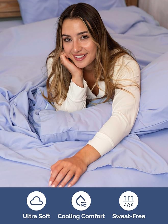 Extra Deep Queen Sheet Set - 6 Piece Breathable & Cooling Sheets - Hotel Luxury Bed Sheets Set - Easy & Secure Fit - Soft, Wrinkle Free & Comfy Sheets Set - Lavender Sheet Set with Extra Deep Pockets