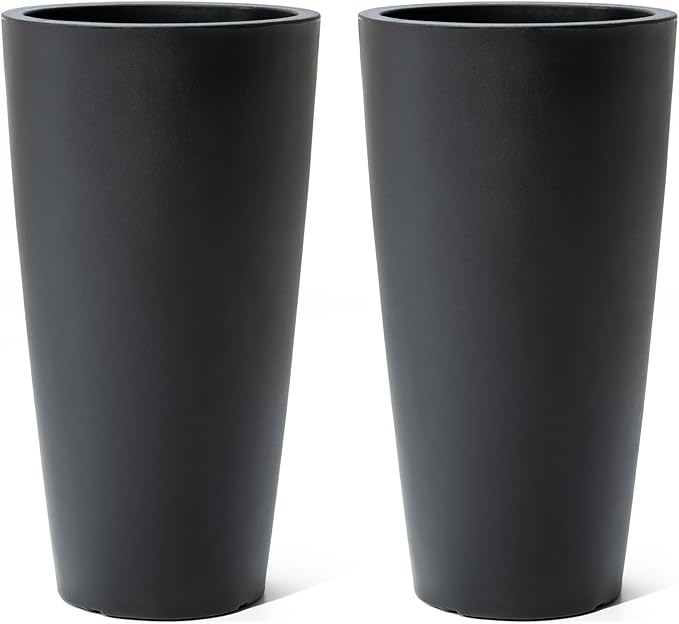 Step2 Tremont Tall Round Tapered Planter, Indoor/Outdoor Plants, Efficient