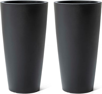 Step2 Tremont Tall Round Tapered Planter, Indoor/Outdoor Plants, Efficient
