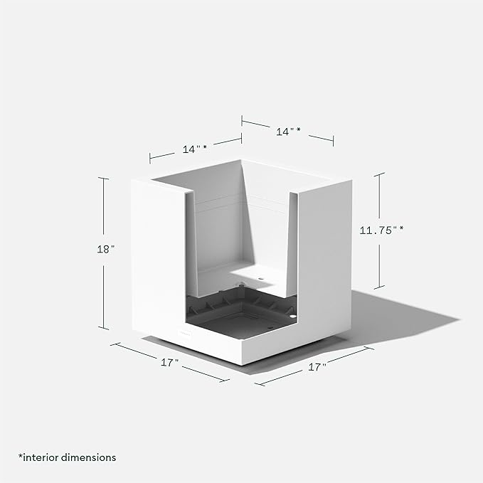 Veradek Block Series Cube Plastic Planter