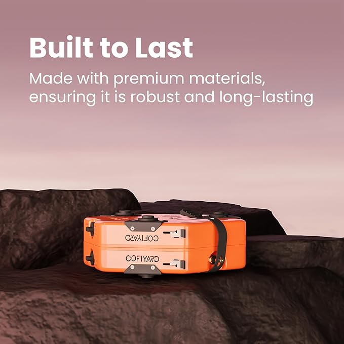 Propane 2 Burner Camping Stove with Carrying Bag, Portable Folding Gas Stove for Camping, Backpacking Camp Stove for Outdoor Cooking, With 17,000 BTU Adjustable Burners for BBQ, Tailgating