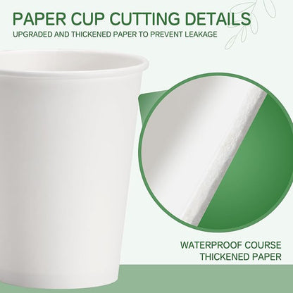 16 oz 500 Pack Disposable Coffee Cups
